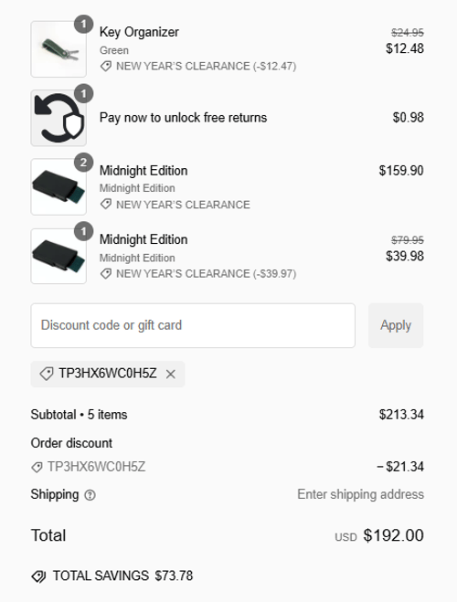 proof of working Double Oak Essentials discount codes TP3HX6WC0H5Z