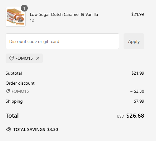 proof of working Rip Van coupon codes FOMO15