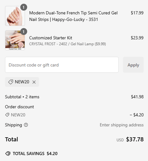 proof of working Danni & Toni coupon codes NEW20
