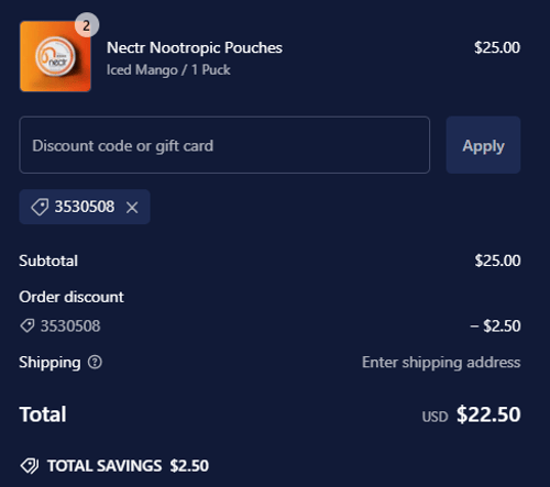 proof of working Nectr.Energy discount codes 3530508