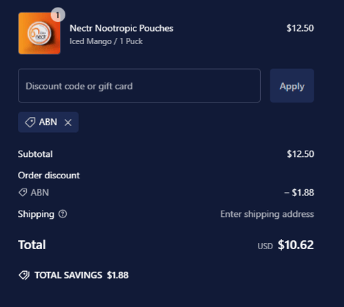 proof of working Nectr.Energy discount codes ABN