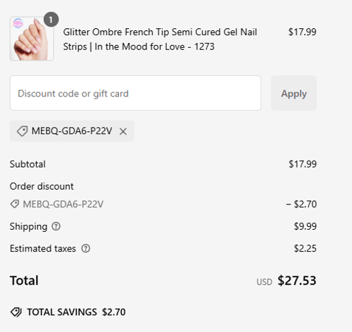 proof of working Danni & Toni coupon codes MEBQ-GDA6-P22V