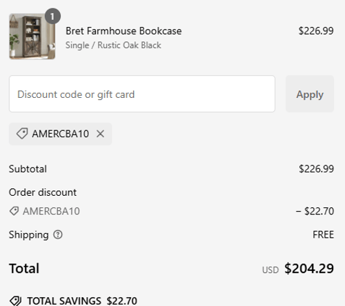 proof of working Amerlife discount codes AMERCBA10