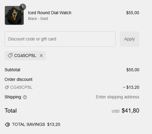 proof of working IceClique Jewelry discount codes CG45CPSL