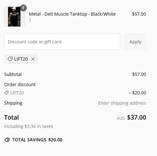 proof of working Stay Shredded discount codes LIFT20