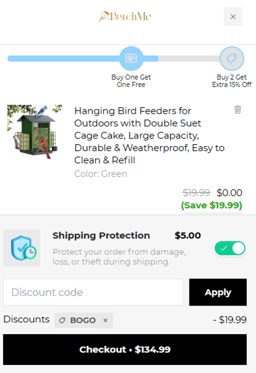 proof of working PerchMe coupon codes BOGO