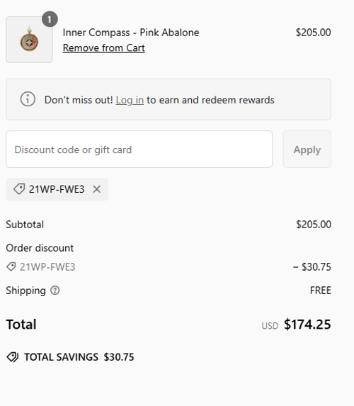 proof of working Waxing Poetic coupon codes 21WP-FWE3