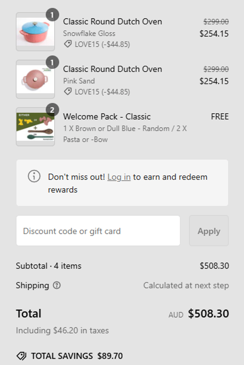 proof of working Crumble Cookware discount codes LOVE15