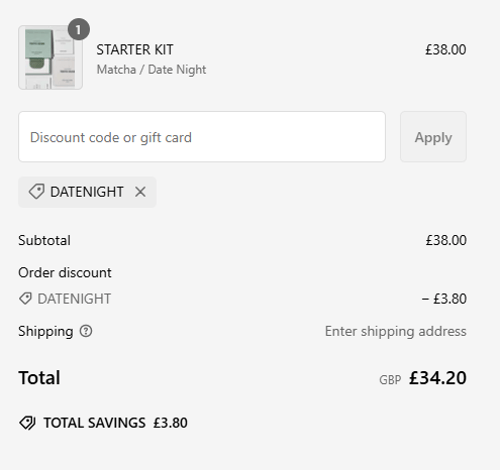 proof of working TENTH MUSE discount codes DATENIGHT