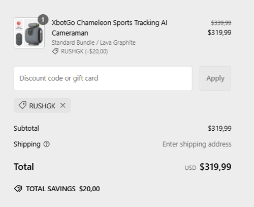 proof of working  XbotGo coupon codes RUSHGK