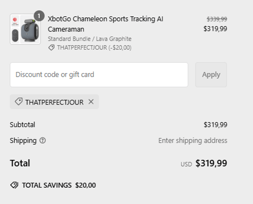 proof of working  XbotGo coupon codes THATPERFECTJOUR