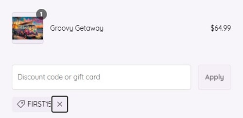 proof of working Dreamer Designs discount codes FIRST15