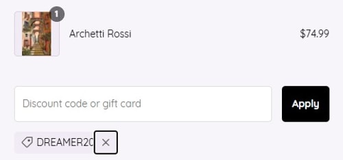 proof of working Dreamer Designs discount codes DREAMER20