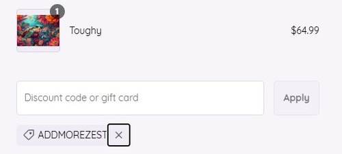 proof of working Dreamer Designs discount codes ADDMOREZEST