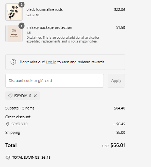 proof of working Makesy coupon codes ISPYDIY10