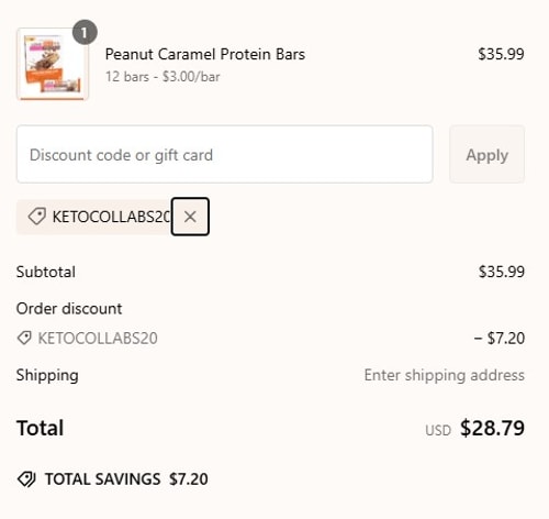 proof of working Love Good Fats coupon codes KETOCOLLABS20