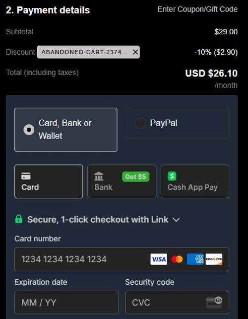 proof of working Abundance Plus discount codes ABANDONED-CART-23740367-6F4D738A1190