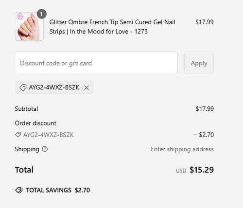 proof of working Danni & Toni coupon codes AYG2-4WXZ-BSZK