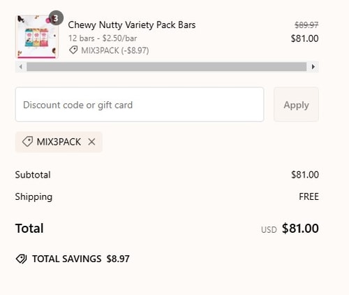 proof of working Love Good Fats coupon codes MIX3PACK