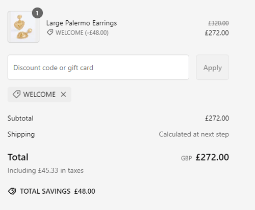 proof of working SORU JEWELLERY discount codes WELC✱✱✱
