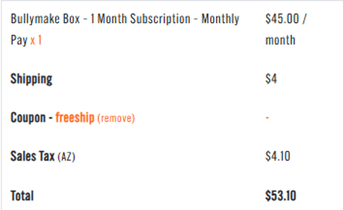 proof of working Bullymake promo codes FREESHIP