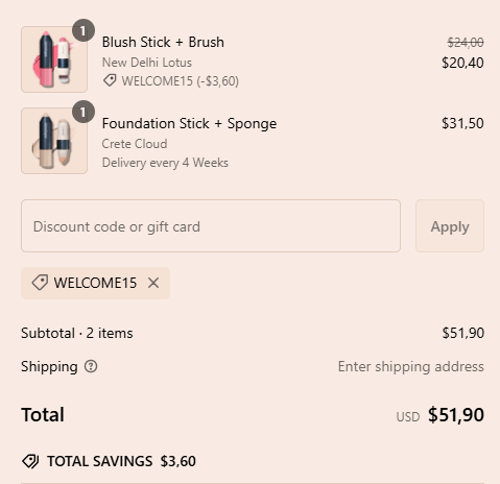 proof of working trèStiQue coupon codes WELCOME15