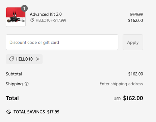 proof of working BAKSCAPE discount codes HELLO10