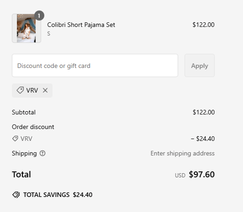 proof of working Villa Cotton coupon codes VRV