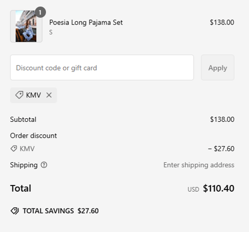 proof of working Villa Cotton coupon codes KMV
