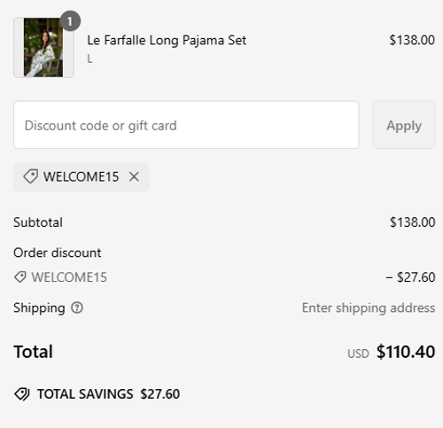 proof of working Villa Cotton coupon codes WELCO✱✱✱✱