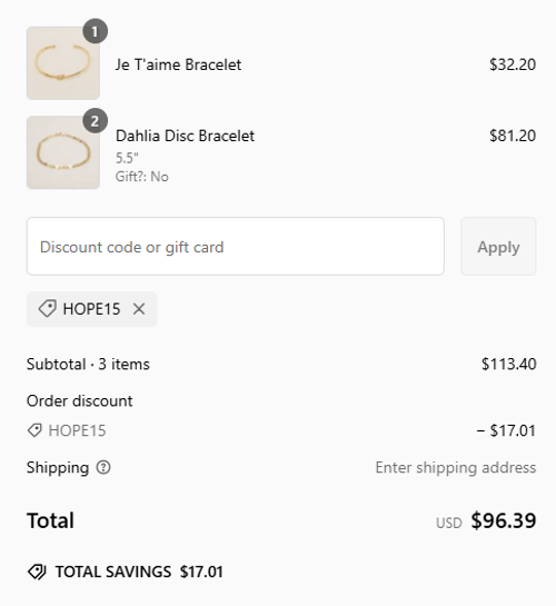 proof of working Elysium Hope coupon codes HOPE15