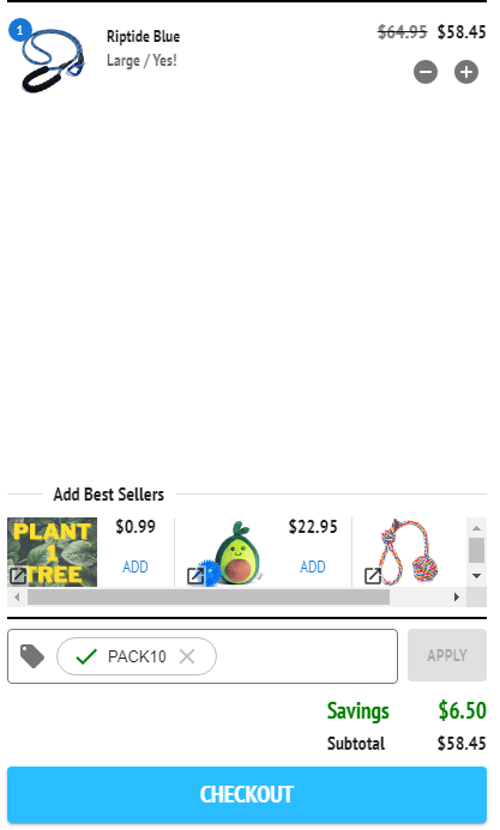 proof of working Pack Leashes discount codes PACK10