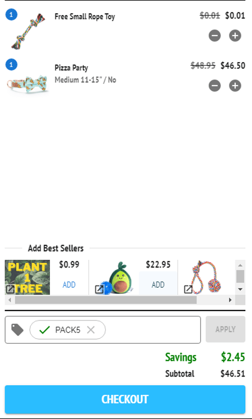 proof of working Pack Leashes discount codes PACK5
