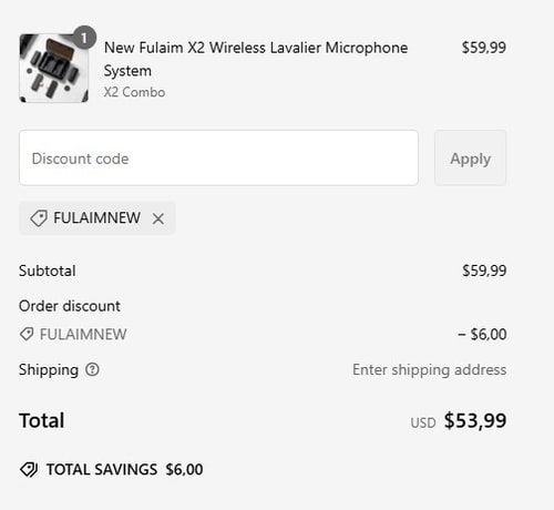 proof of working Fulaim discount codes FULAIMNEW