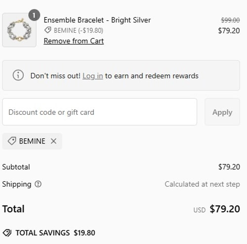 proof of working Waxing Poetic coupon codes BEMINE