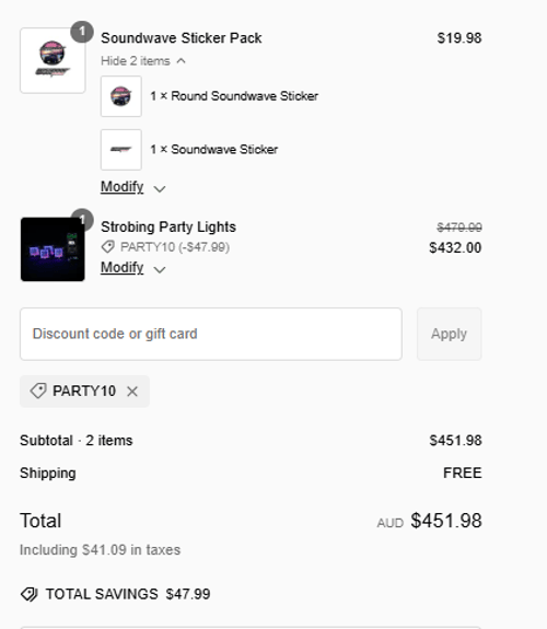 proof of working Bushdoof discount codes PARTY10