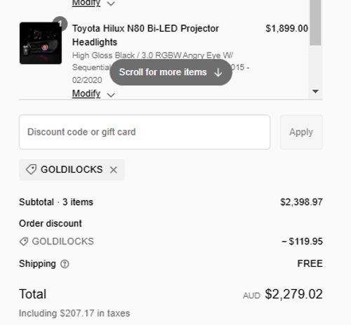 proof of working Bushdoof discount codes GOLDILOCKS