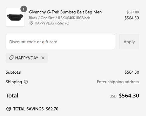 proof of working Luosophy promo codes HAPPYVDAY