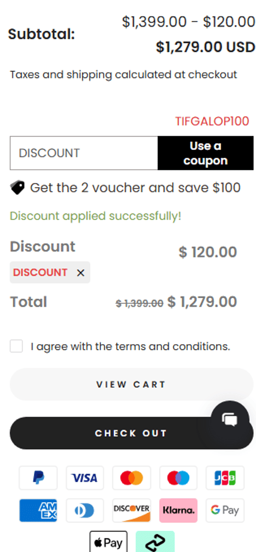 proof of working Tifgalop discount codes DISCOUNT