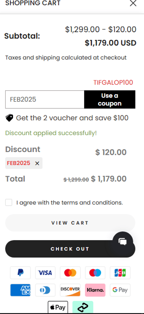 proof of working Tifgalop discount codes FEB2025