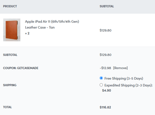proof of working Casemade coupon codes GETCASEMADE
