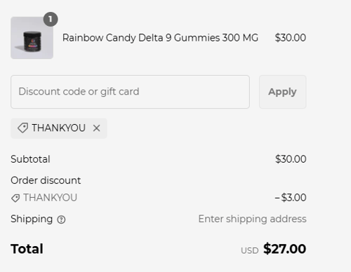 proof of working Creating Better Days discount codes THANKYOU