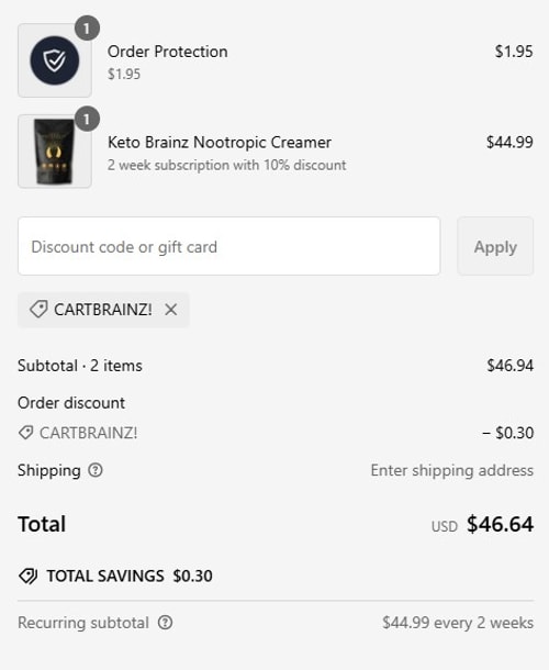 proof of working Keto Brainz discount codes CARTBRAINZ!