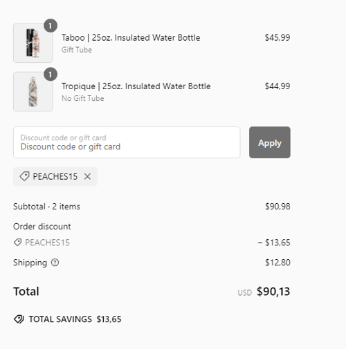 proof of working My Bougie Bottle coupon codes PEACHES15