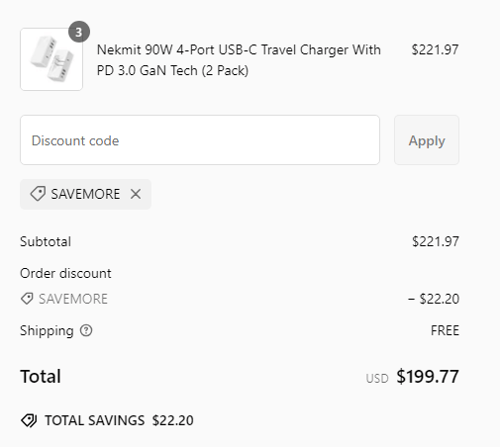 proof of working Nekmit coupon codes SAVEMORE