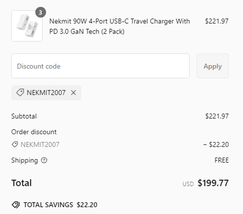 proof of working Nekmit coupon codes NEKMIT2007