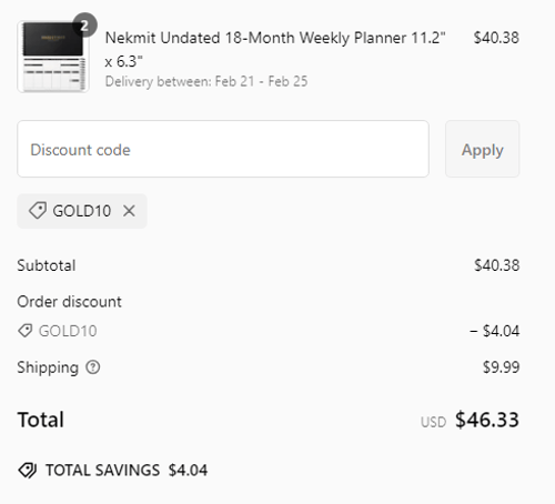 proof of working Nekmit coupon codes GOLD10