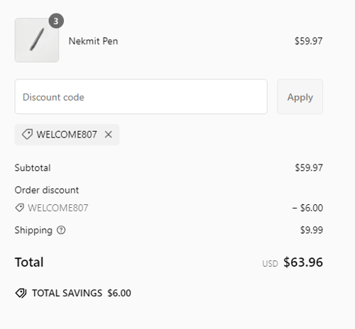 proof of working Nekmit coupon codes WELCOME807