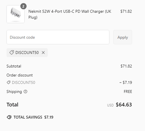 proof of working Nekmit coupon codes DISCOUNT50