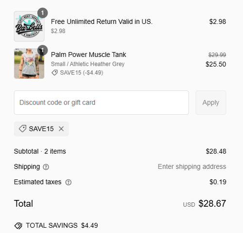 proof of working Barbells & Ponytails coupon codes SAVE15